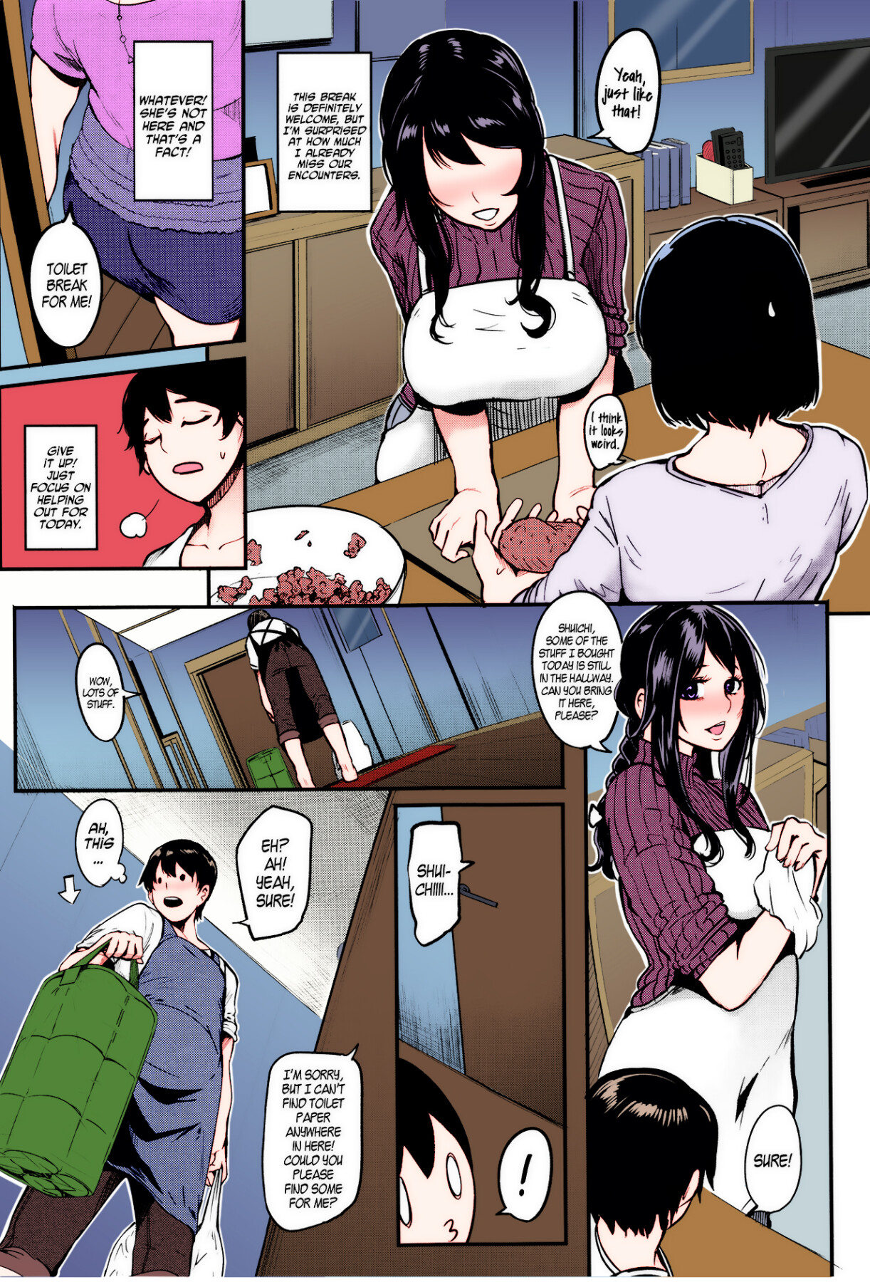Hentai Manga Comic-Cooking Fucka (Color)-Read-32